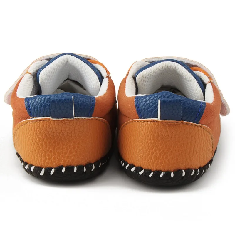 Весенняя и Осенняя повседневная обувь для мальчиков и девочек Малыш Впервые ходунки обувь для 0-18 месяцев PU