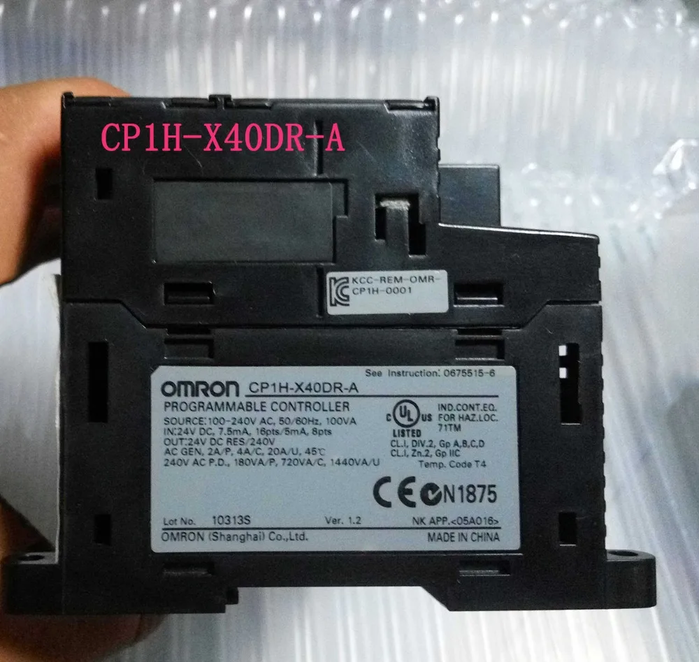 X40DR новый оригинальный планшетофон CP1H PLC контроллер ЦП для Omron Sysmac 40 I/O реле 24 в