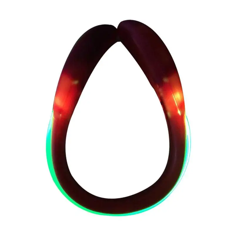 Viagdo LED Luminous Shoes Clip Night Safety Shoe Light Warning Reflector Flashing Lights Bike Cycling Running Outdoor Sports