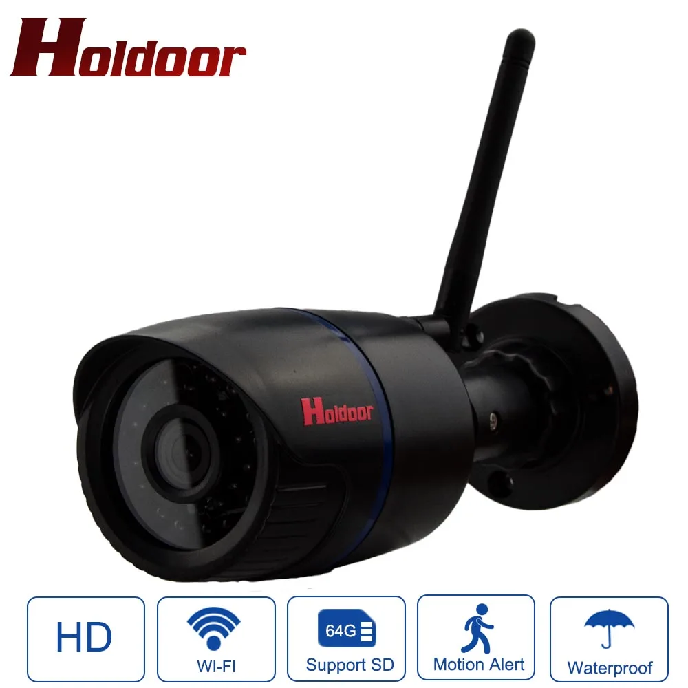 

Holdoor HD IP Camera Security WiFi Camera Invisible Infrared LED light Night Vision Black Onvif Support Android iOS Camcorder