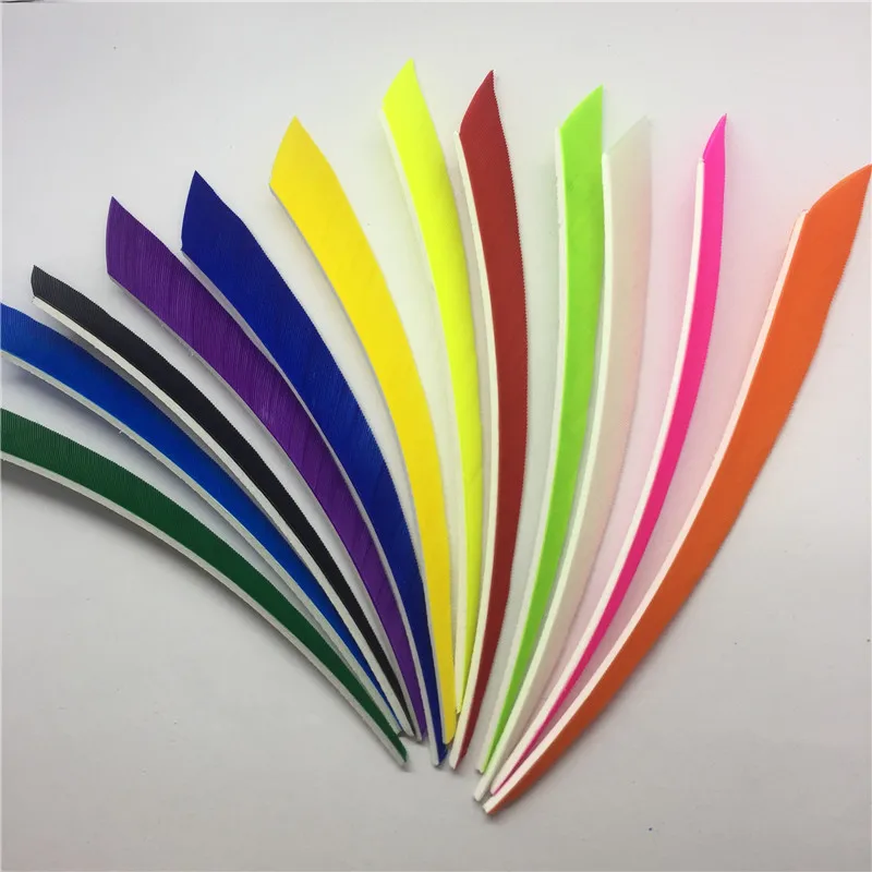 

50pcs/lots 5" Hunting Arrow Feathers White Red Etc 12 Color Turkey Feather Archery Arrow Accessories Fletching Feathers FT79