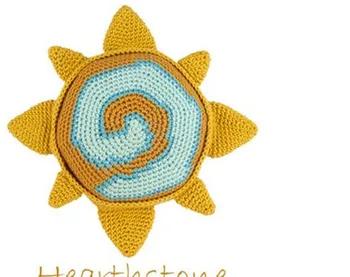 

crochet toys amigurumi rattle cartoon charactor heartstone model number w733