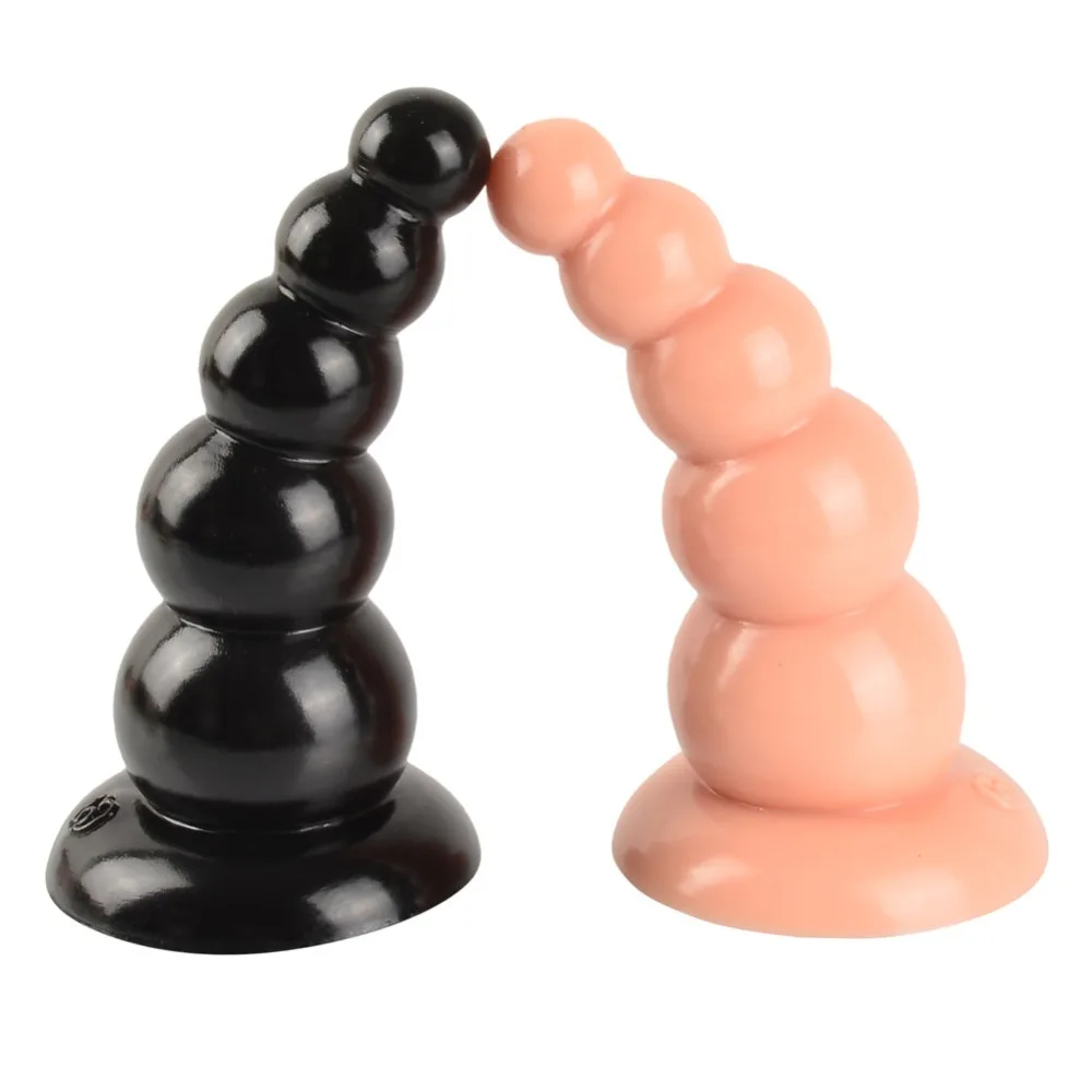 Smooth Anal Balls Butt Plug Big Beads Bending Dilatador Dildo Suction Cup Prostata Massage Sex Toys For Women Men | Красота и