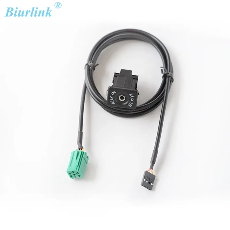 

Biurlink Car Radio Auxiliary Aux Cable AUX-IN Switch Adapter for Renault Megane Clio Updatelist