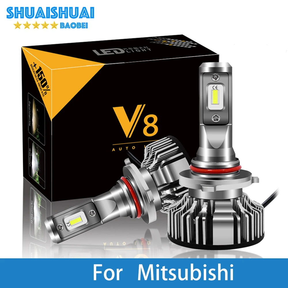 

Car Headlight For Mitsubishi Outlander/Nimbus/Montero/Mirage/Magna/Lancer/Grandis/Expo H7 LED H4 LED H1 H7 H3 8000LM CSP Light