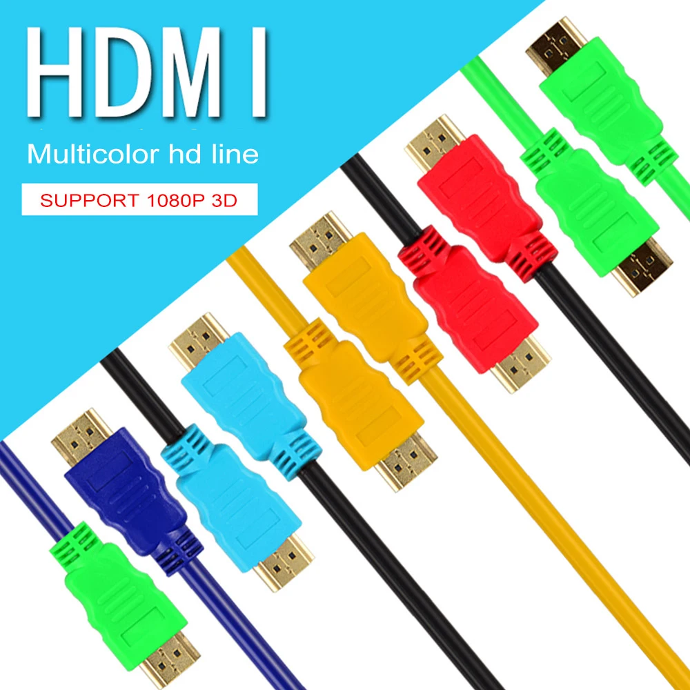 

20M Thin HDMI Cable High Speed Gold Plated Plug Male- Male For HD TV Computer AppleTV PS4 Xbox 1.5M3M 5M 15M 20M 1080p 3D 1.4V