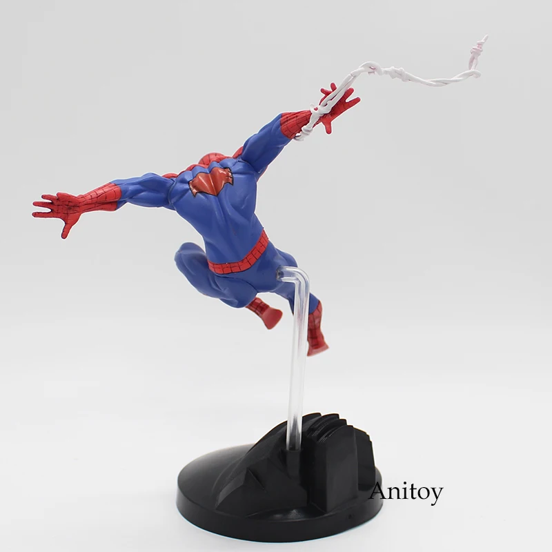 Spiderman Series Spider-Man PVC Action Figure Collectible Model Toy 15cm KT3711