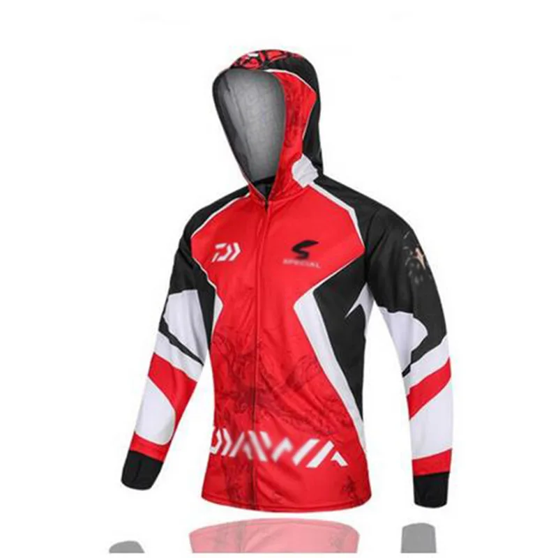 Daiwa уличная спортивная одежда мужской, с длинными рукавами рубашки Рыбная ловля наружное дышащий восхождение Спортивная куртка одежда быстрое высыхание пальто