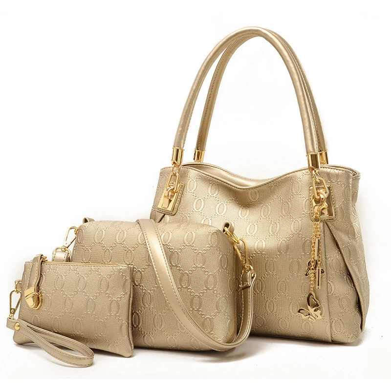 Aliexpress.com : Buy 3 Pcs/Sets Women Handbag+Messenger Bag+Purse High ...