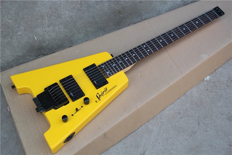Buy Factory Wholesale Yellow Steinberger Spirit Electric Guitar Without