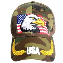 Повседневный стиль американский флаг с орлом США вышитые бейсбольные кепки для мужчин и женщин Snapback хип-хоп летняя сетчатая шляпа от солнца регулируемая