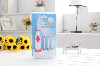 

New 2017 Battery Electric Toothbrush Ultrasonic Sonic Rotary Electric Toothbrush No Rechargeable Tooth Brush Electric