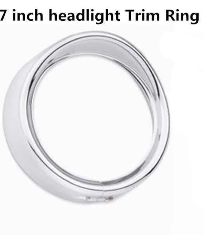 7 inch and 4.5 LED Auxiliary Fog Passing Lights With Housing Bucket For Harley Bad Boy__9