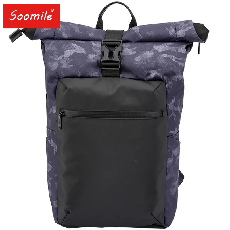 

For School Teenagers Vintage Stylish Backpack Canvas Waterproof Large Capacity Backpack Shoulders Package Motion Camp Backpack