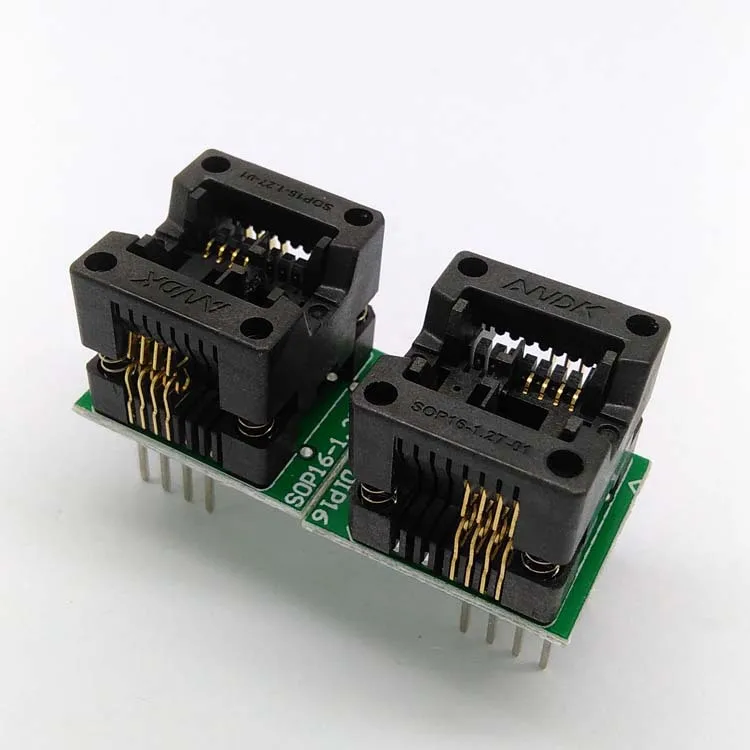 

SOP8 150mil 3.9mm Programming Socket SOP8 to DIP8 IC Test Socket OTS-16-1.27-03 Programmer Adapter