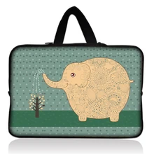 Elephant 1" 17,3" неопреновая сумка для переноски ноутбука Чехол Держатель+ скрывающая Ручка для hp Dell