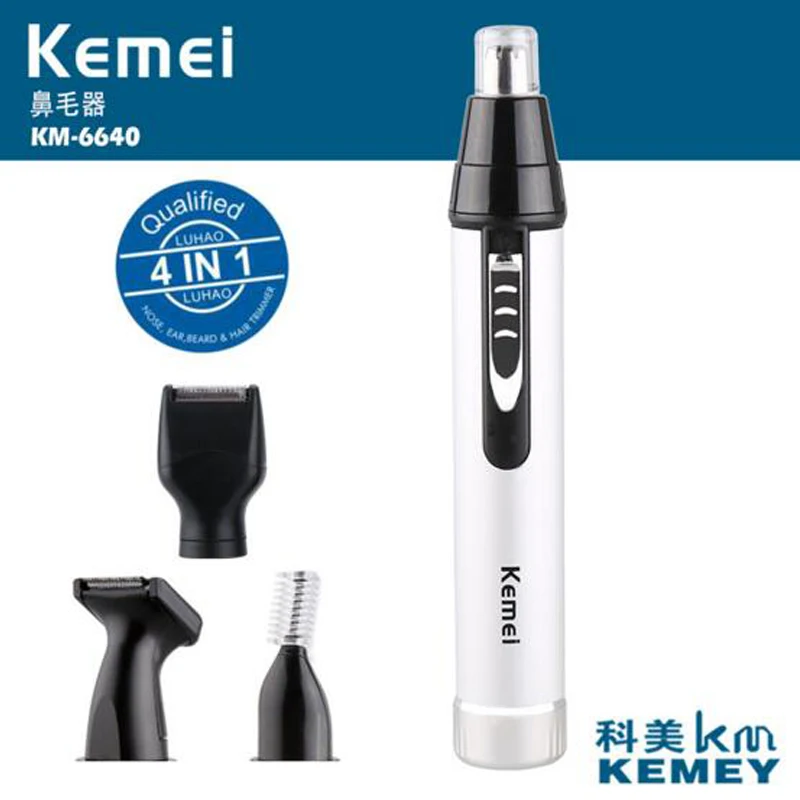 

4-in-1 Trimmer Set  Professional Men Electric Nose Ear Hair Trimmer Painless Women Trimming Eyebrows Beard Hair Clipper Cut
