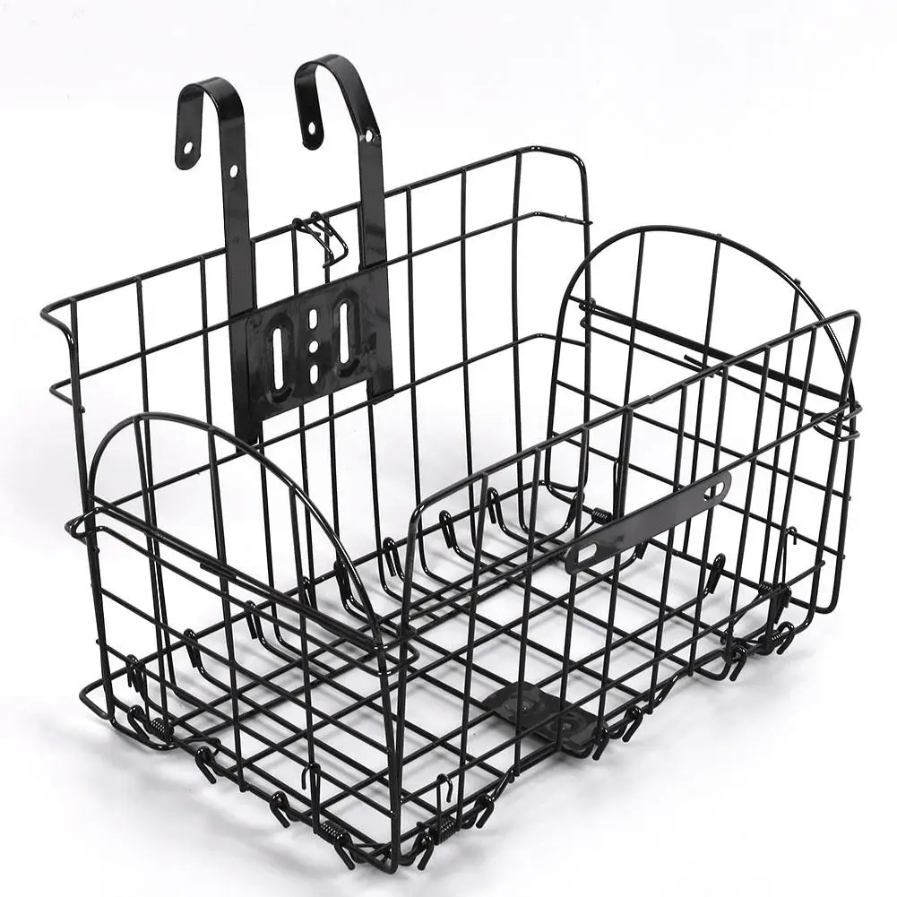 Flash Deal Outdoor Cycling Foldable Bicycle Basket Iron Steel Bike Handlebar Bike Rear Basket Front Basket Iron Hanging Bag Bike Accessory 2 Flash Deal Outdoor Cycling Foldable Bicycle Basket Iron Steel Bike Handlebar Bike Rear Basket Front Basket Iron Hanging Bag Bike Accessory 2