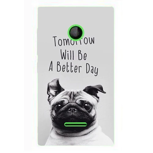 Оригинальный чехол для Microsoft Lumia 435 Dual SIM модный принт листья Прекрасный жесткий