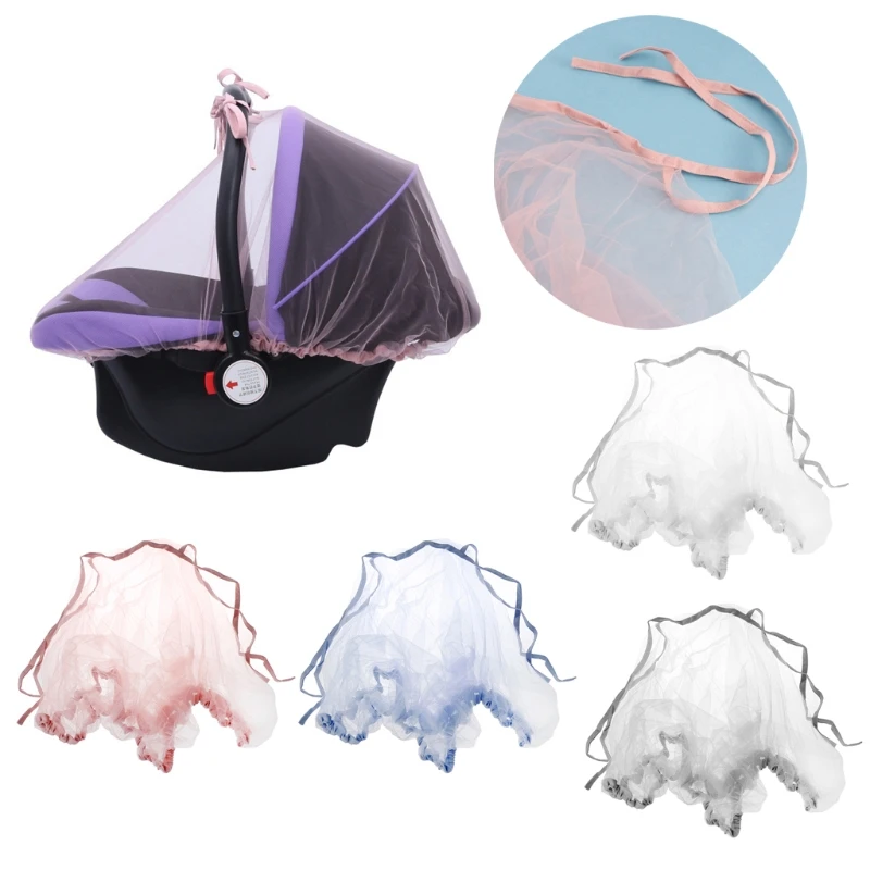

Baby Carriers Car Seats Cover Infant Mosquito Net Bug Insect Protector Netting 95AE