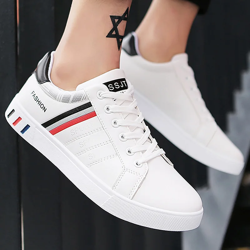 

Sport shoes men's sneakers casual white shoes comfortable sneakers male shoes 2019 new white sneakers vulcanized shoes men