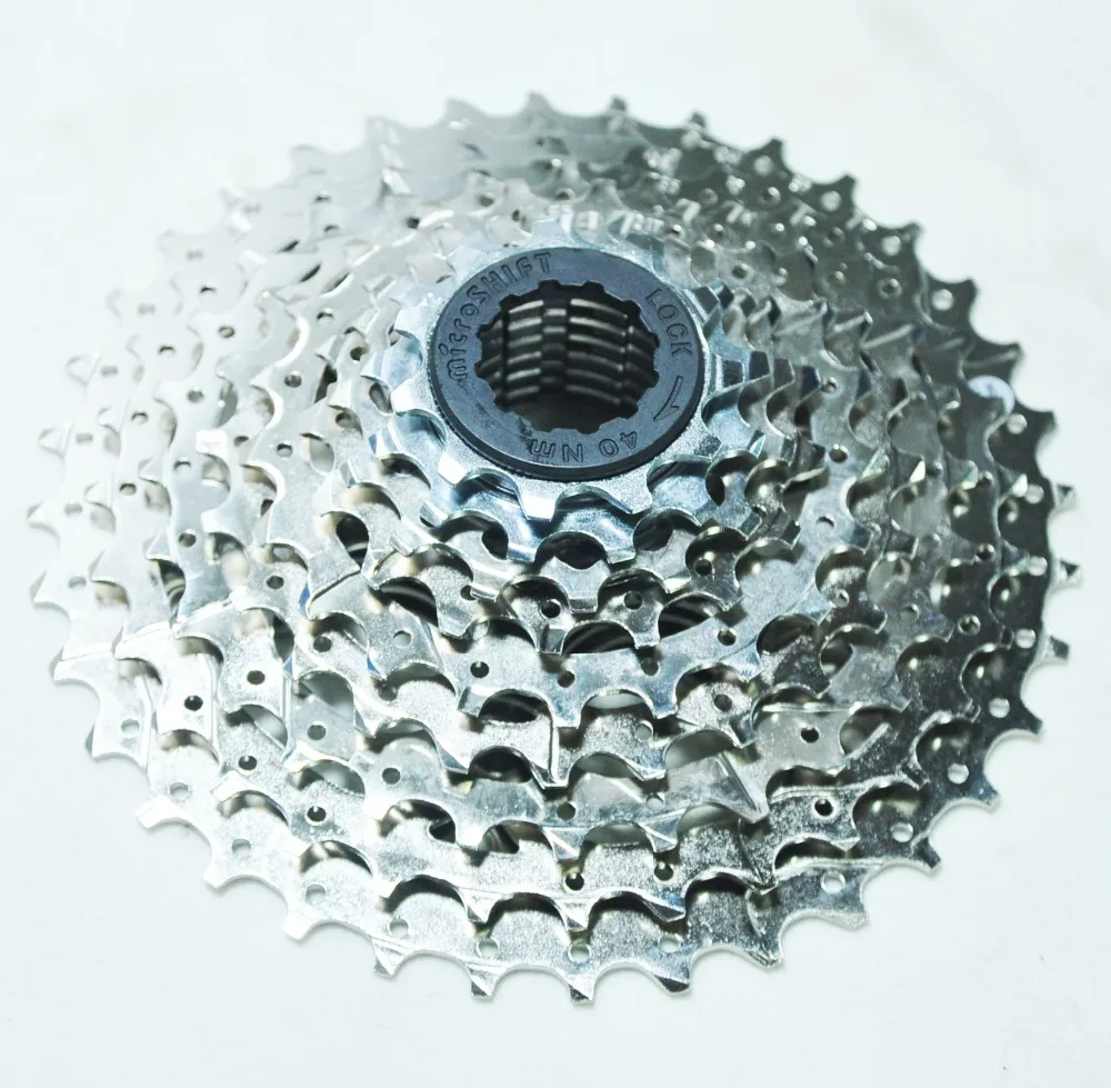 

microshift MTB Mountain Bicycle 9S Cassette Freewheels 9Speeds Flywheel gear tooth Crankset Bicycle Parts with Threaded 11-36T