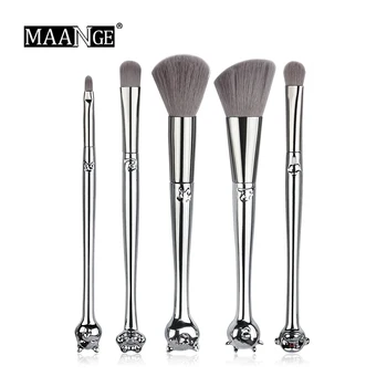 

MAANGE New Arrival Prp 5Pcs Chinese Zodiac Makeup Brushes Set Foundation Powder Blending Eyeshadow Make Up Brush Cosmetics Tool