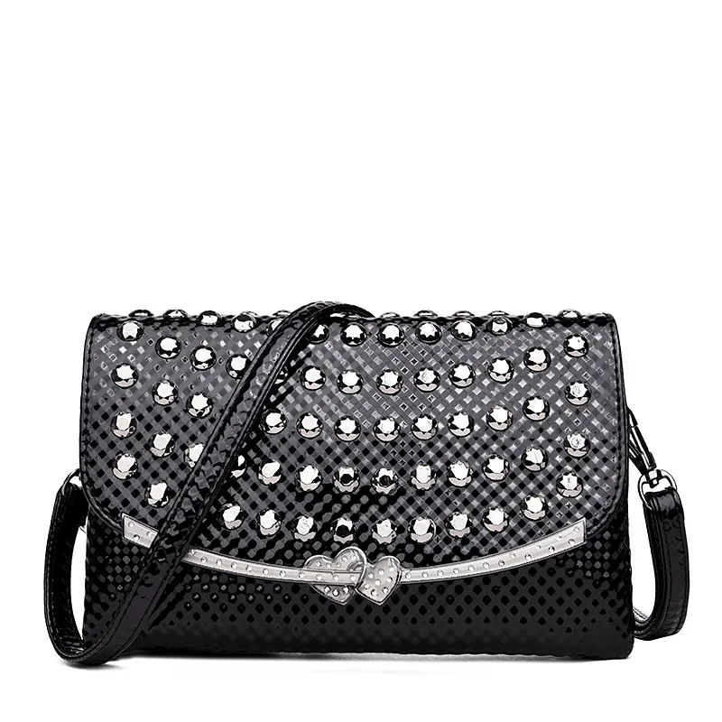 

Spring women's bag European and American rhinestone dinner bag oblique cross-shoulder women's bag Lady Small Fang Bag