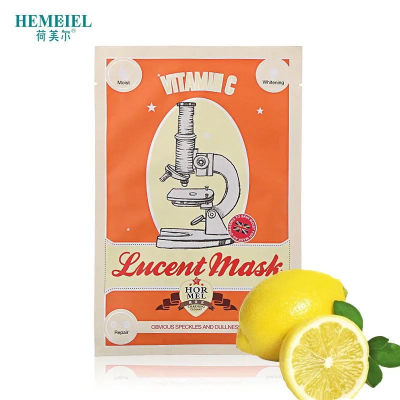 

HEMEIEL Vitamin C E Facial Mask Anti Wrinkle Anti Aging Mask Skin Care Whitening Firming Moisturizing Nourishing Remove Spots