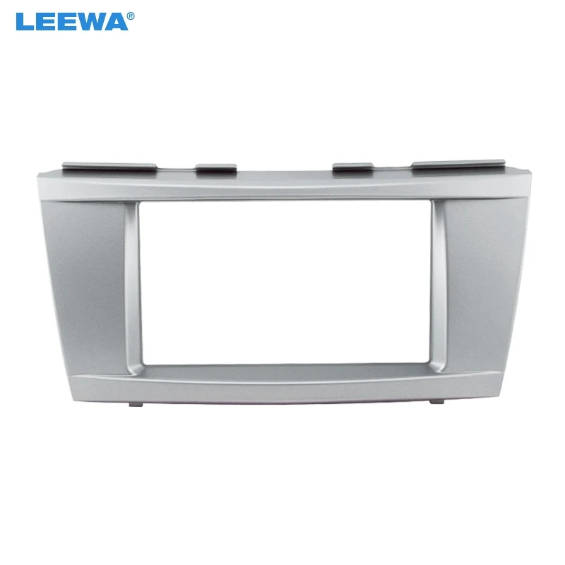 LEEWA Автомобильная установка DVD Радио Панель Даш Фасции Аудио рамка Комплект 173*98 мм для Toyota Camry Altis 2006-2011 рамка 2DIN# CA3261