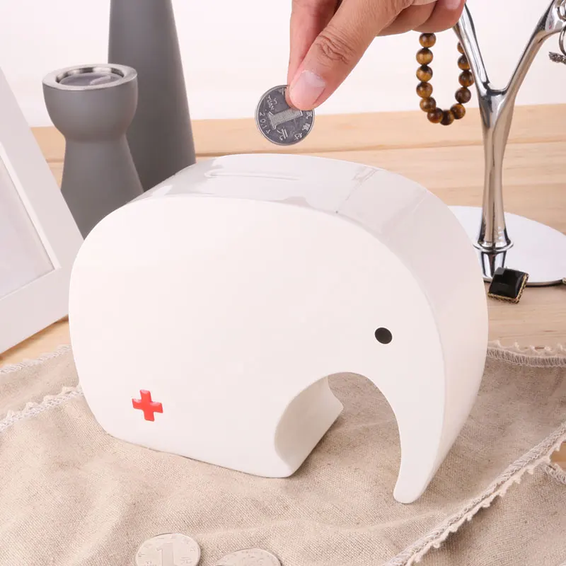 Elephant Money Boxes Piggy Bank Cute like Shaped Coin Bank Saving Money