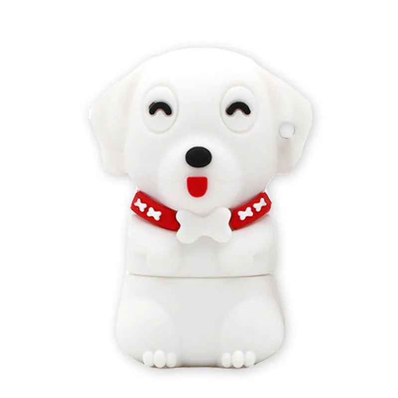 Cartoon Animal USB 2.0 Flash Drive Cute Puppy USB Memory 4gb 8gb 16gb 32gb 64gb Pendrive Lovely Dog bone u disk gifts Pen Drive