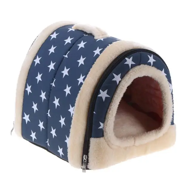 Dog House Nest With Mat Foldable Removable Dog Bed Cat Bed House For Small Medium Dogs Travel Pet Bed Bag