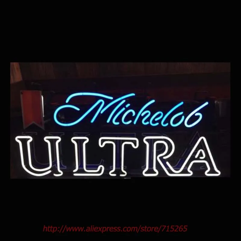 Michelob Ultra Néon Sign Bulbs Real Glass Tube en verre