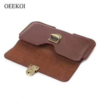 

OEEKOI PU Leather Belt Clip Pouch Cover Case for bq Aquaris E6
