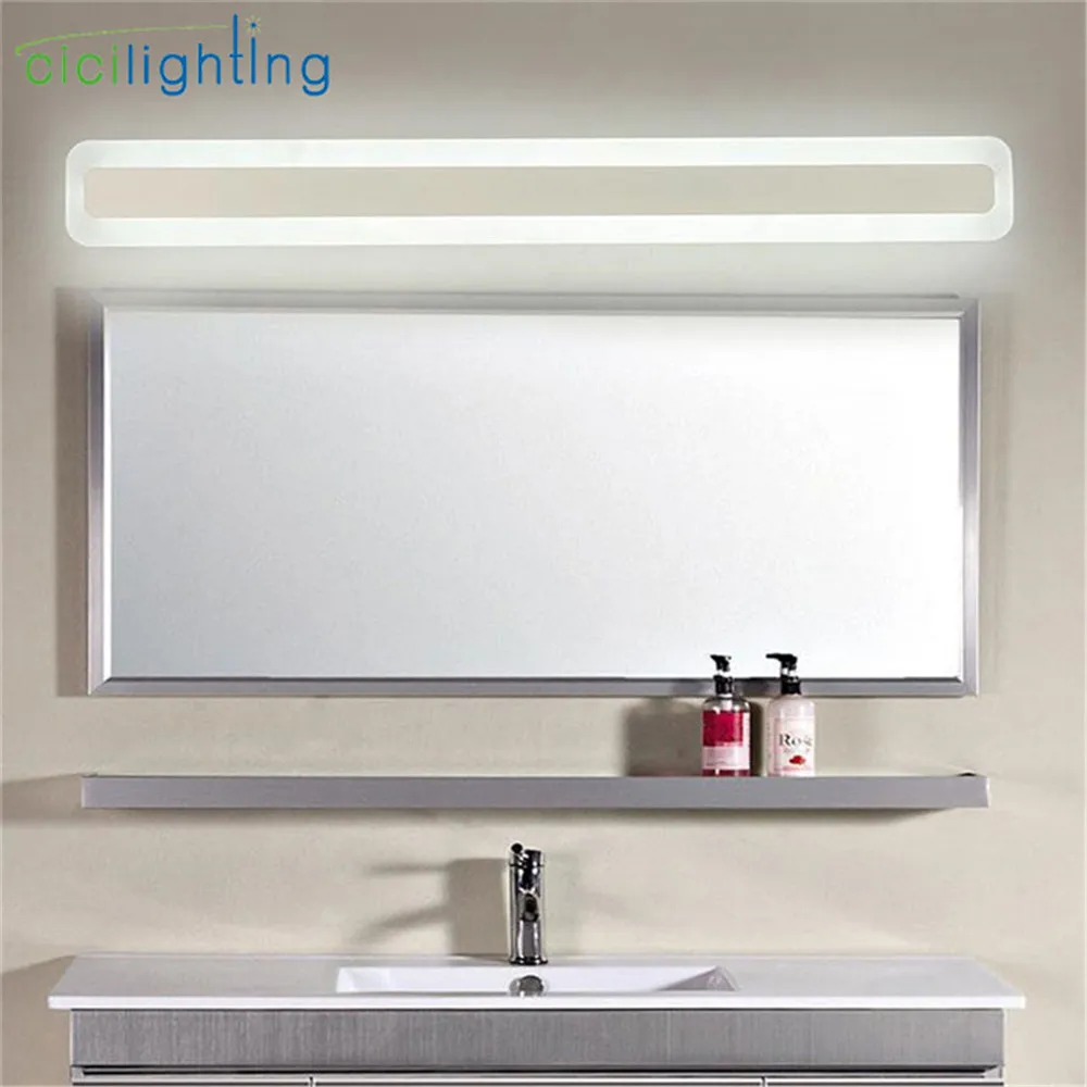 110/240V L40cm/50 см/60 см 70 Современный художественный Декор акриловый Ванная комната зеркала светильник длинные