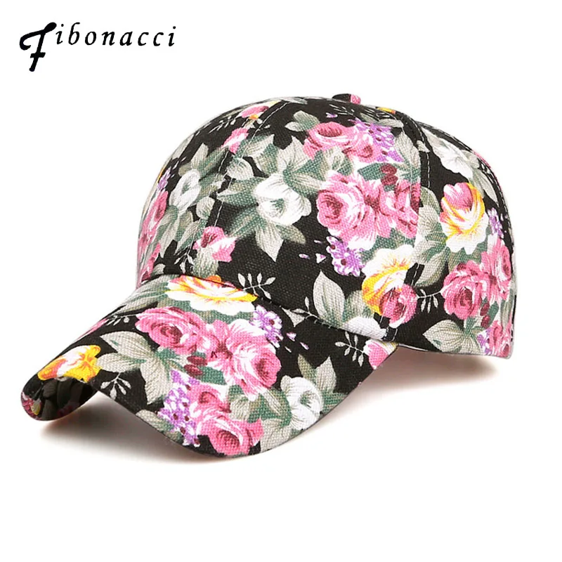 

Fibonacci Ponytail Women Print Baseball Cap Breathable 6 Panel Hat Messy Bun Snapback Cap