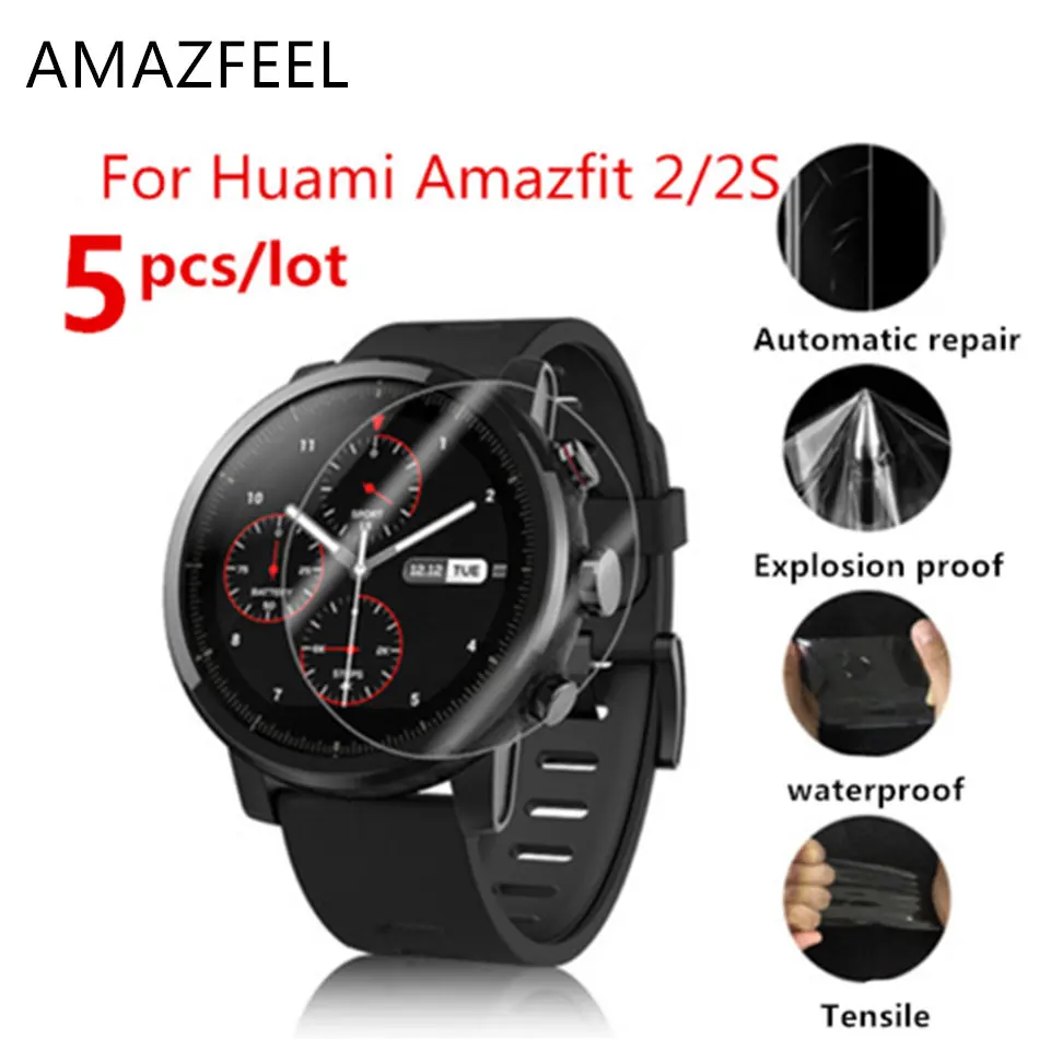 10 шт/ для Xiaomi Huami Amazfit Stratos 2/Stratos 2S Защитные пленки ультра-тонкая защитная пленка full HD TPU