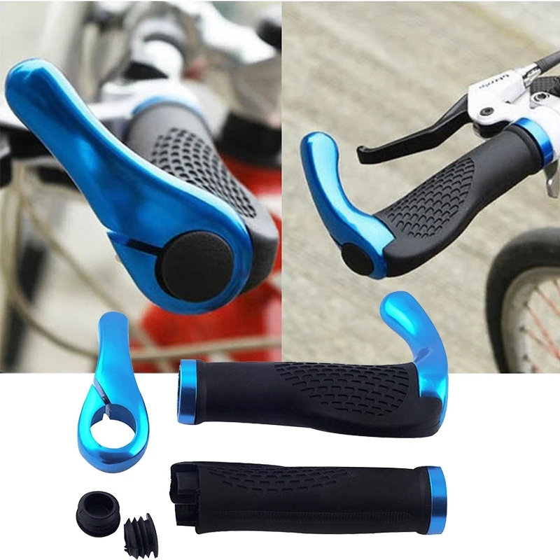 

Mountain Bicycle Bike Cycling Lock-On Handlebar Hand Bar End Grips Set