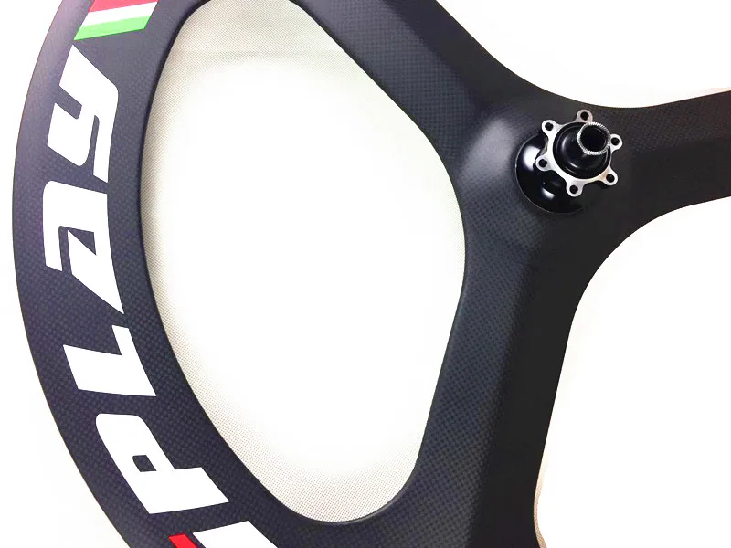 Top newest thru axle 100*12 disc brake 3 spokes wheel road carbon 3 spoke wheel 135*12 road disc brake carbon tri spoke 0