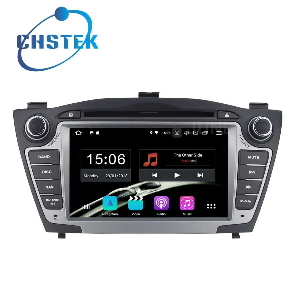 

Octa core 4GB RAM Android 8.0 Car DVD Multimedia Player Radio GPS for Hyundai IX35 IX 35 Tucson with WiFi BT