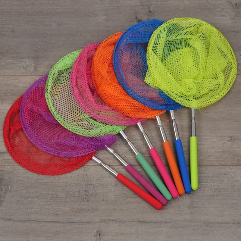 Colorful Kids Telescopic Butterfly Net Fishing Butterfly Bug Insect Net Telescopic Handle Toy Extendable Fishining Net Gifts Colorful Kids Telescopic Butterfly Net Fishing Butterfly Bug Insect Net Telescopic Handle Toy Extendable Fishining Net Gifts