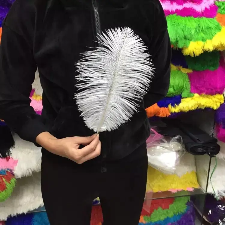 

new! 10pcs high quality white ostrich feathers, 8 ~ 10 "/ 20 ~ 25 cm DIY wedding decoration / all kinds of crafts accessories