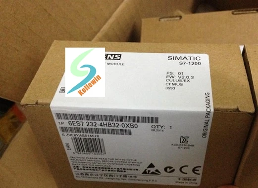 Оригинальный SIMATIC S7 1200 6ES7232 4HB32 0XB0 аналоговый выход 6ES72324HB320XB0 Модуль PLC 6ES7 232 0XB0|module