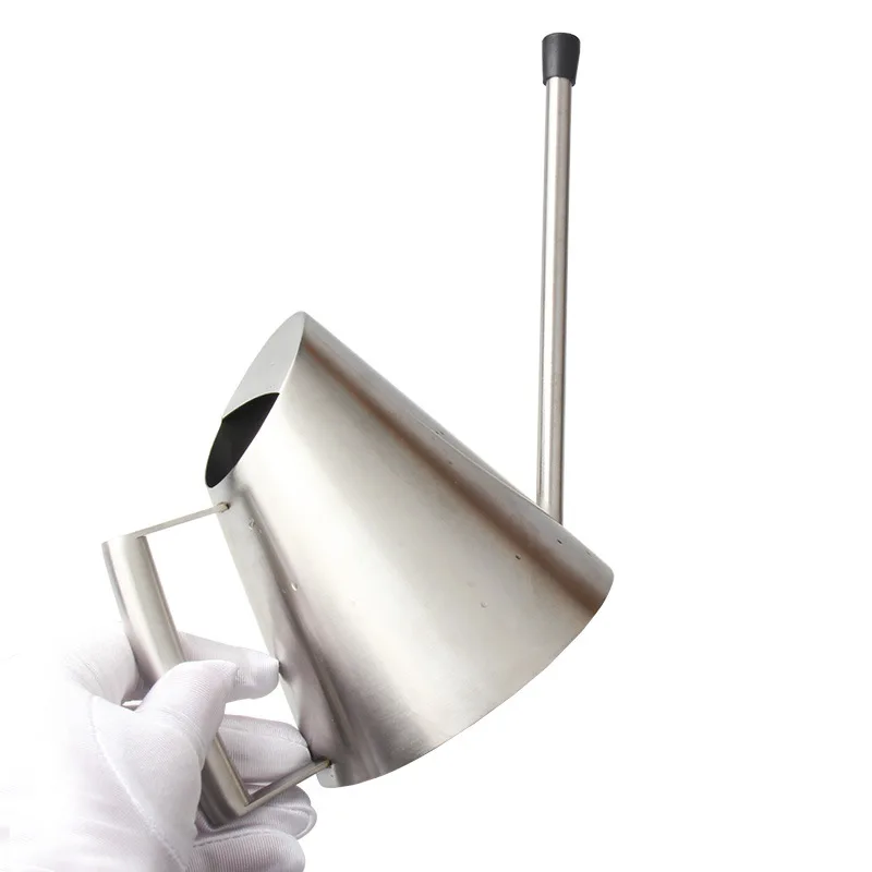 1.5L stainless steel watering flower bottle fine mouth drip flower pot watering cane long mouth succulent plant watering device