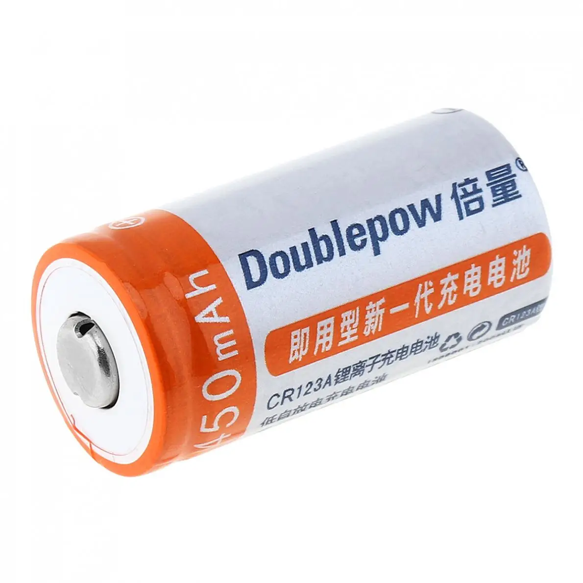 Doublepow 2 шт. 450 мАч 3 в CR123A LiFePo4 аккумуляторная батарея + слота смарт зарядное