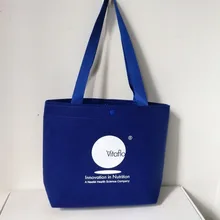 250 шт/партия Заказная переработанная Шерсть Войлок многоразовые сумки для покупок подарок бутик Эко сумки с вашим логотипом рекламы