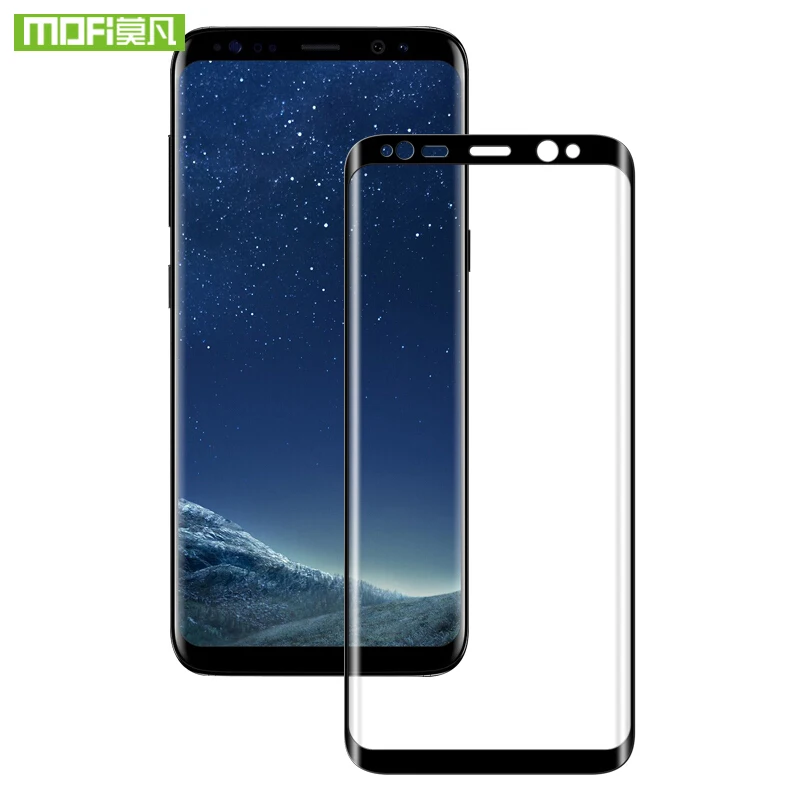 Mofi для samsung s8 Защитное стекло для экрана полное покрытие для samsung galaxy s8 закаленное стекло для samsung s8 закаленное стекло изогнутое