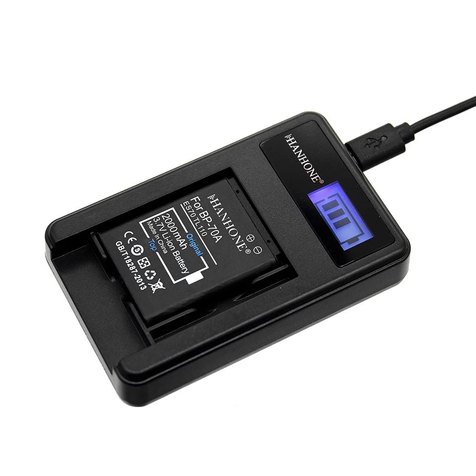 BP-70A EA-BP70A IA-BP70A Зарядное устройство ЖК-дисплей для SAMSUNG ST65 ST66 ST95 ST100 ST6500 SL50 SL600 TL105 TL11 0 TL205 DV180F ES90 Батарея