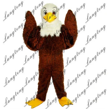 

Hot Sale Brown Eagle Mascot Costume Adult Size Halloween Outfit Fancy Dress Suit Free Shipping2019New